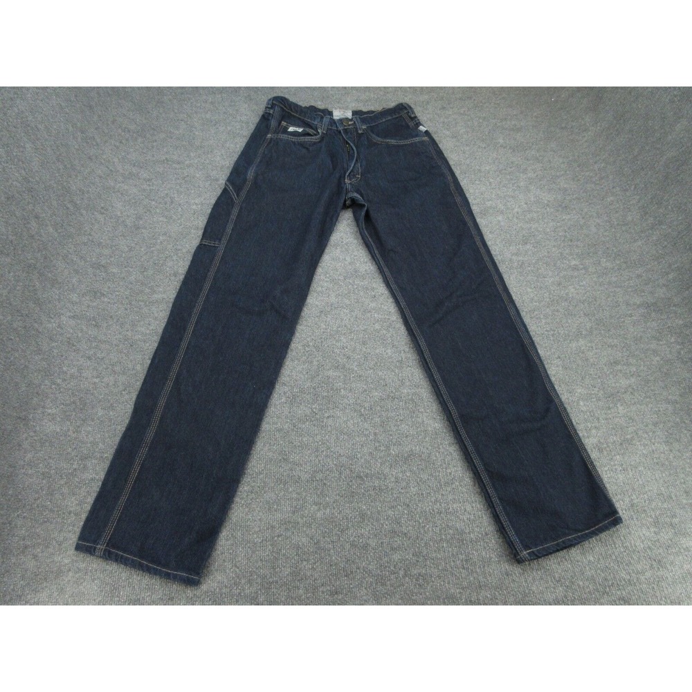 Tyndale Mens Jeans Straight Dark Wash FR Flame Resistant Carpenter 30x33